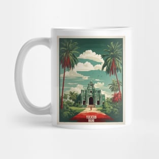 Mani Yucatan Mexico Vintage Tourism Travel Mug